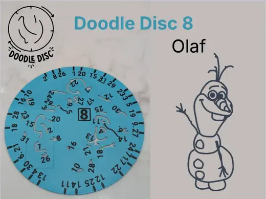 Doodle Disc 8 Olaf