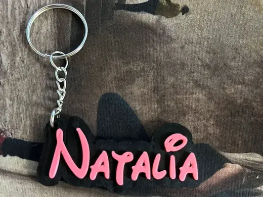 Llavero con el nombre de Natalia