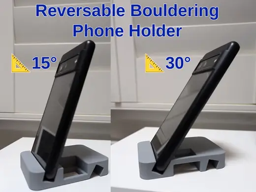 Dual-Angle Bouldering Phone Holder| 15° & 30°