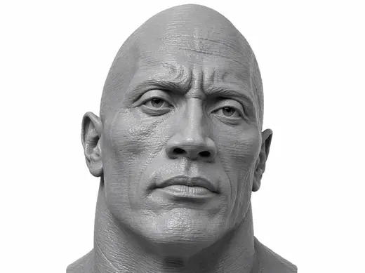 Statue of Dwayne "The Rock" Johnson