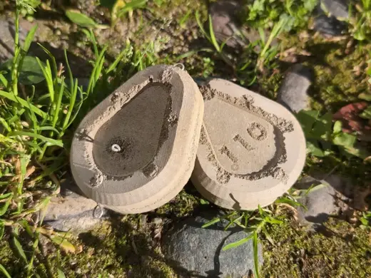 Mold for concrete fishing weights (4 variations)