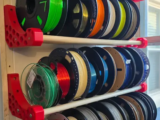 Filament Spool Mounted Rack Honeycomb Heavy Duty
