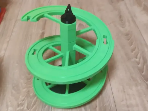 brio, lillabo, lidl spiral train track