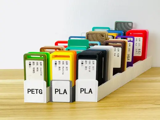55度色卡收纳盒/3D Printed 55° Color Card Holder
