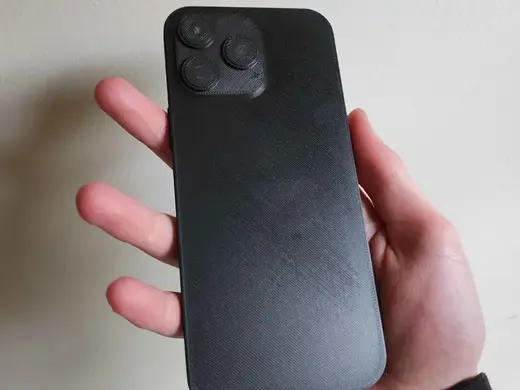 iPhone 16 Pro Max (lifesize scale) print in place