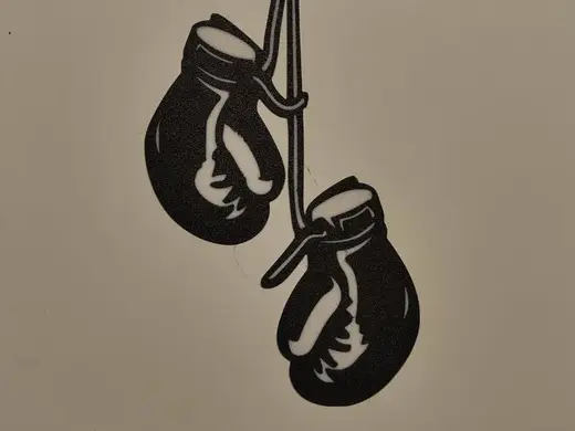 Boxing wall art (plate)