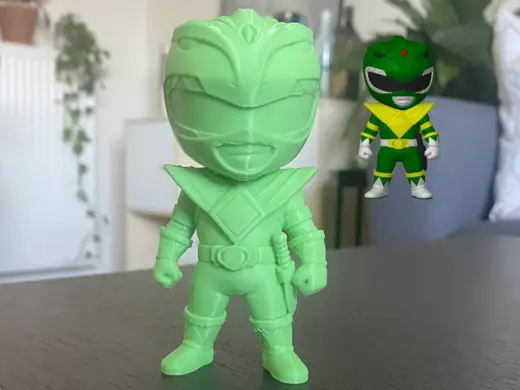 Green Power Ranger Chibi style