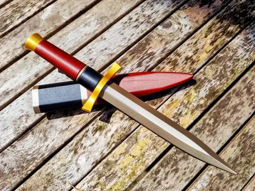 Steel Dagger with Sheath