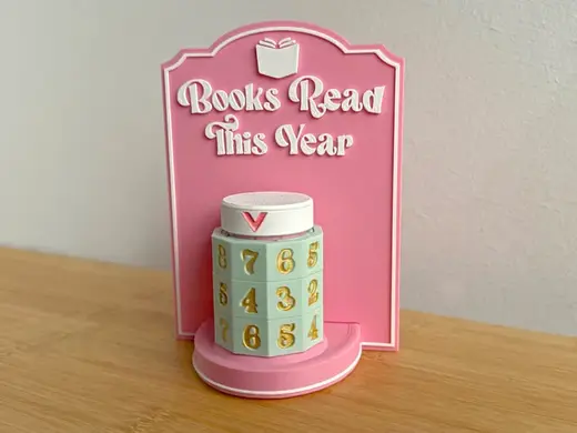 Click Wheel Book Counter and Goal Tracker