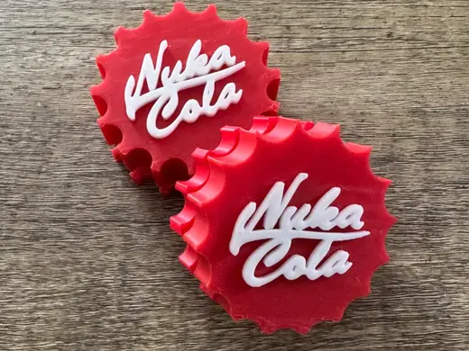 Nuka Cola Cap Fidget Spinner and Clicker