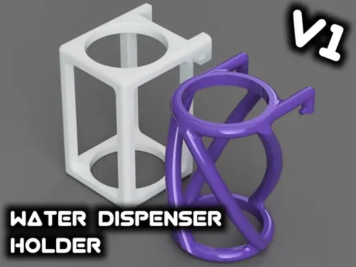Water dispenser holder