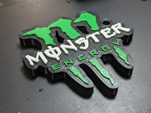Monster Energy Claw Keychain abrelatas destapador