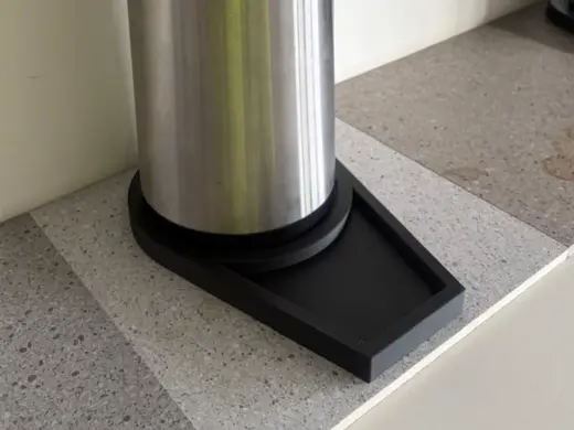 Pumpkannen Untersetzer mit Abtropfschale