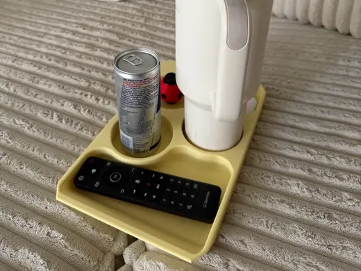 Sofa Tray – Triple 80 mm Cup Holder