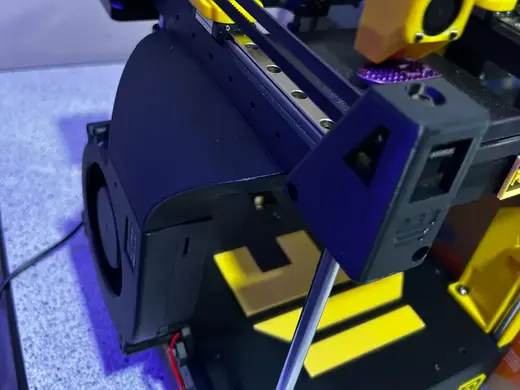 Rook MK1 Aux Part Cooling Fan Mount and Duct