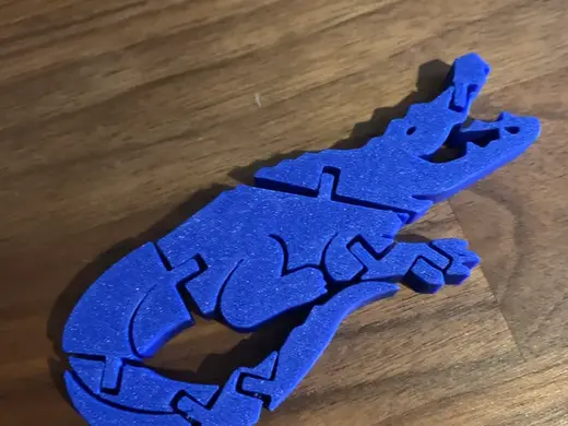 flexi crocodile toy