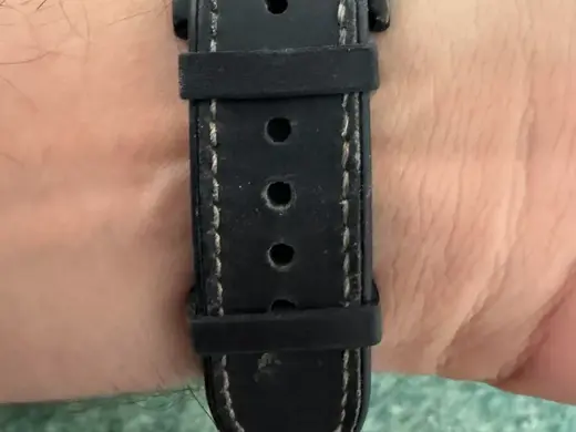 Watch strap loop 20mm with anti-slip pin