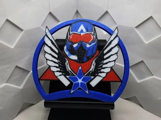 Captain America Ears for 5 magnet Modular Headband