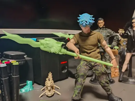 1:6兵人武器-丈八蛇矛