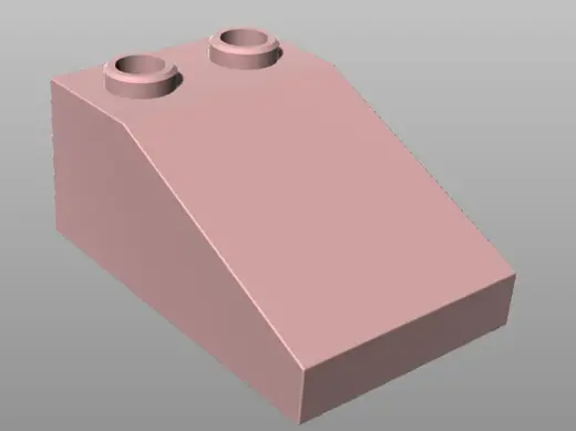 改件:A-023-B 2x3 科技斜砖