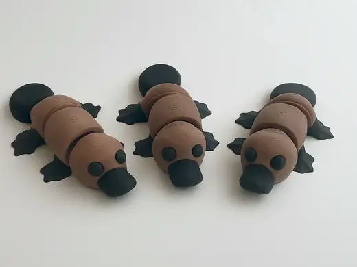 Cute Articulated Platapus Flexi Mini