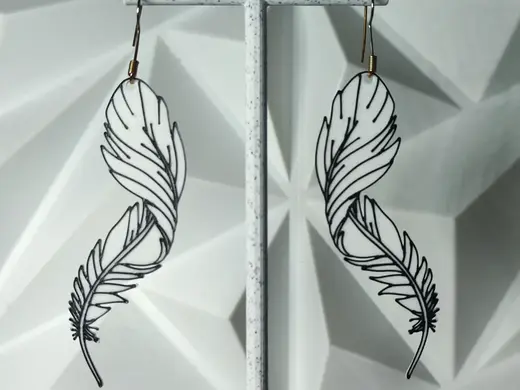 Aretes Alas de Tinta
