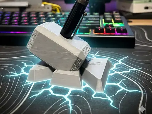 pen holder Thor hammer Mjolnir low cost