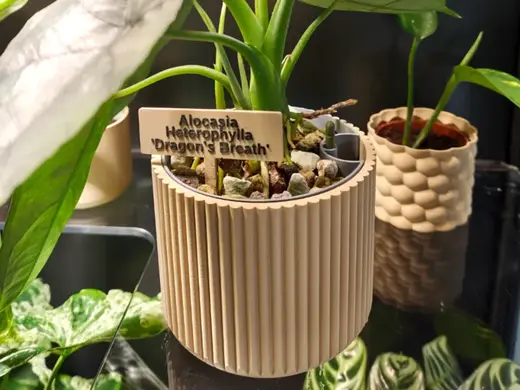 Plant Pot - Round Fluted