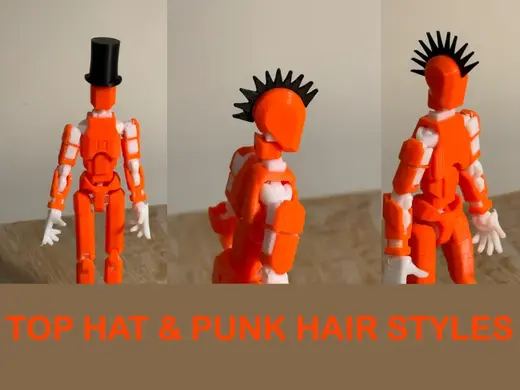 Top Hat and Punk Hair Styles