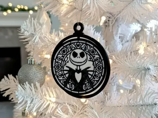 Jack Skellington Spinning Christmas Decoration