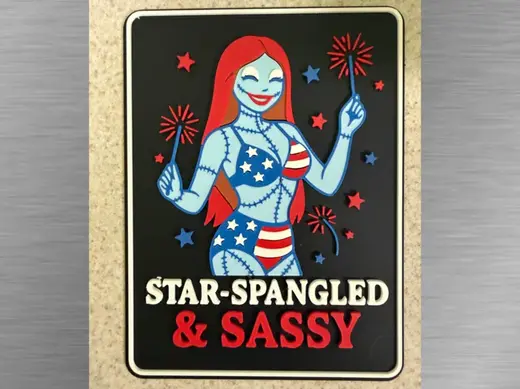 Patriotic-Star Spangled and Sassy Sally