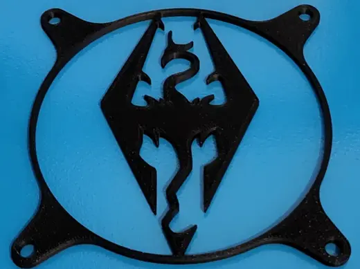 Skyrim 120mm PC Fan Cover