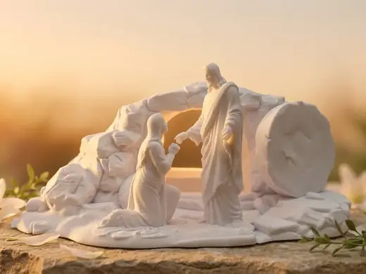 Easter Morning - Christ and Mary at the Tomb