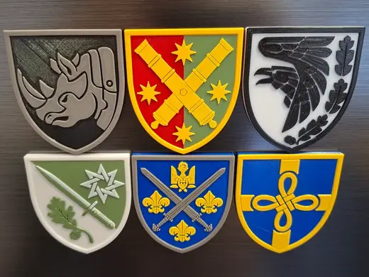21th Army Corps Ukraine Brigade insignias
