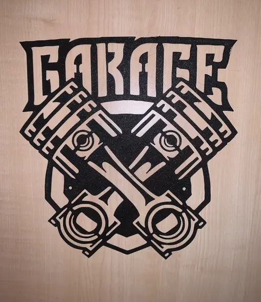 Welcome Garage Retro Sign