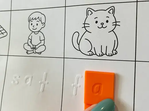 Alphabet embossers lowercase and uppercase