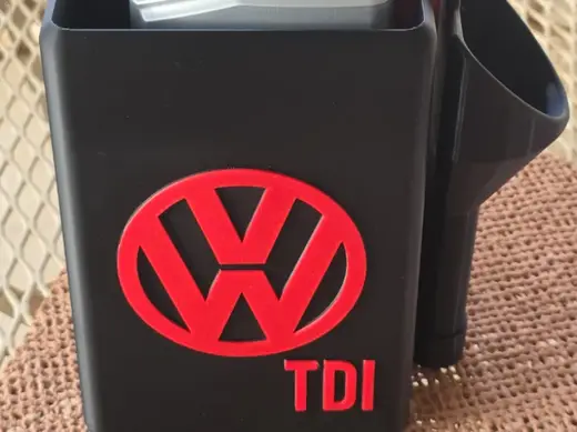 VW TDI DIESEL KLEEN HOLDER WITH FUNNEL