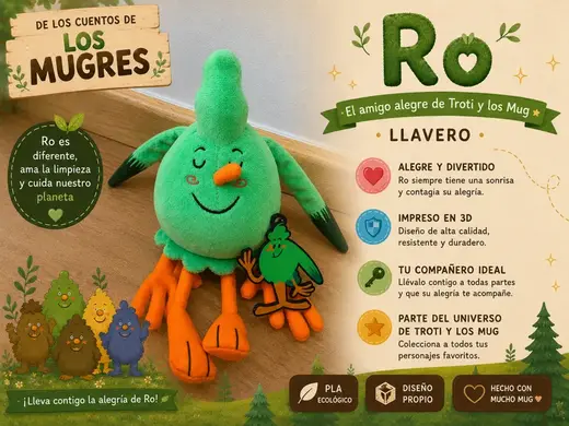 Ro – El Mugre más Limpio del Mundo - Llavero 3D