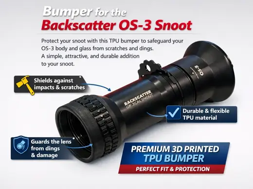 Protective Bumper for Backscatter OS-3 Snoot