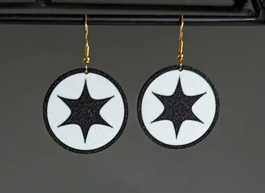 Pokemon Trading Card Game - Colorless Energy Earrings