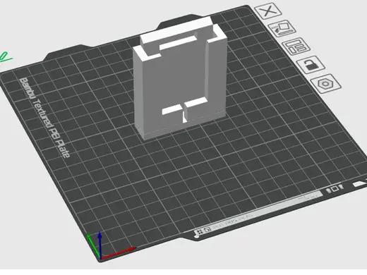 MY PROJECT battery holder for wall montage