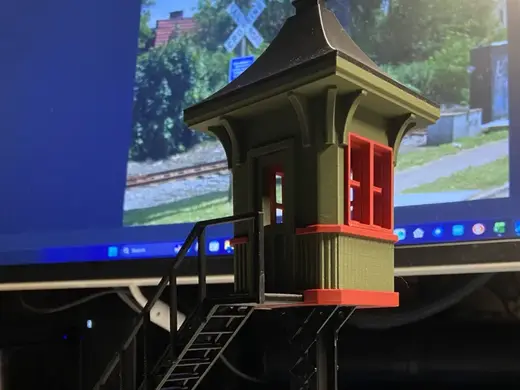 Railroad Watchman's Tower, "O"-Scale