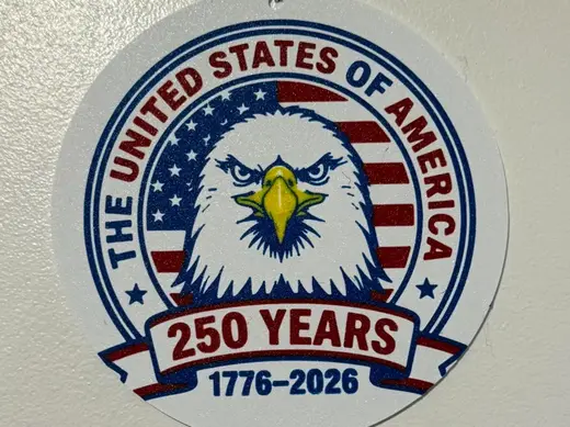 America 250 Years Eagle Wall Plaque
