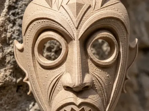 Nalu-Mask Tribal Wall Decor