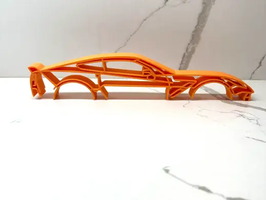 Chevrolet C7 Corvette Silhouette Desk Art Topper