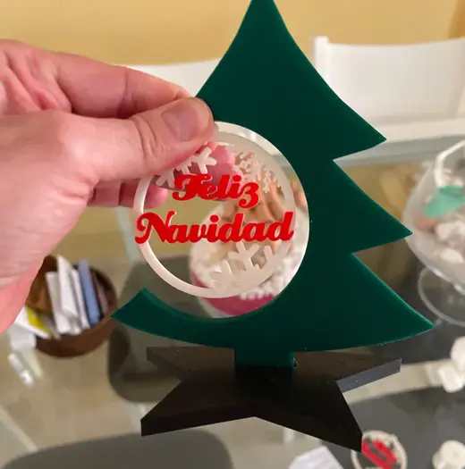 colgante feliz navidad