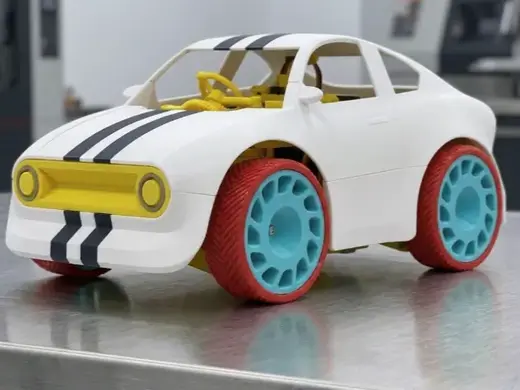 CyberBrick 4WD Car (Delorean Theme)