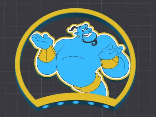 Genie Disney Ear for 5 magnet modular headband