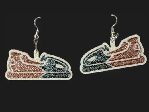 Scooter Bump Car Earrings
