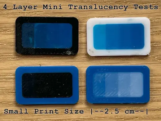 Mini Translucency Test Strip (4 layer)